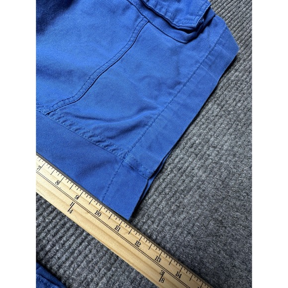 Foot Locker Shorts Mens 34 Blue Cargo Cotton Utility Knee Length Pockets - Picture 2 of 10